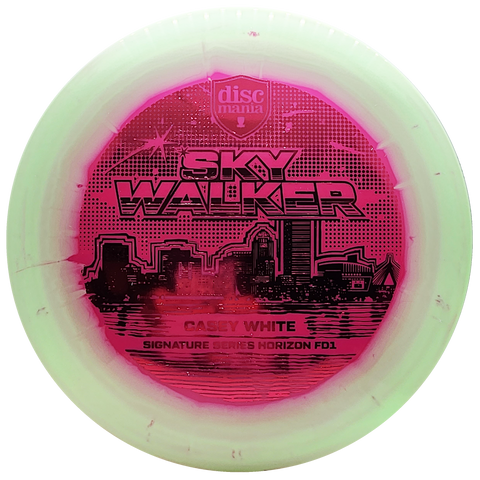 Discmania: Sky Walker - Casey White Signature Series Horizon S-Line FD1 - Light Green/Pink/Pink