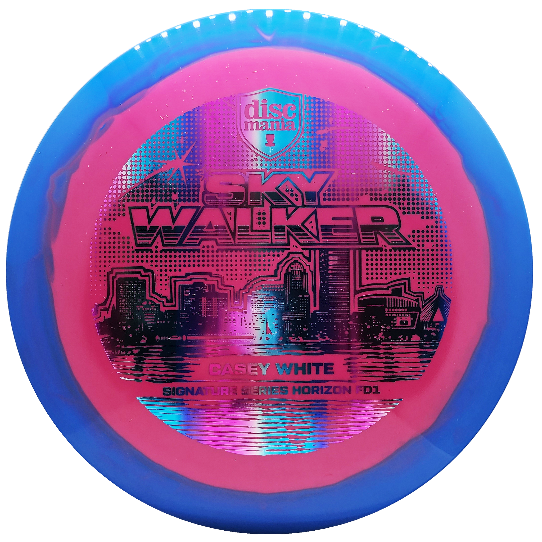 Discmania: Sky Walker - Casey White Signature Series Horizon S-Line FD1 - Pink/Blue/Stripes