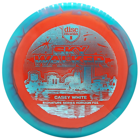 Discmania: Sky Walker - Casey White Signature Series Horizon S-Line FD1 - Red/Turquoise/Turquoise