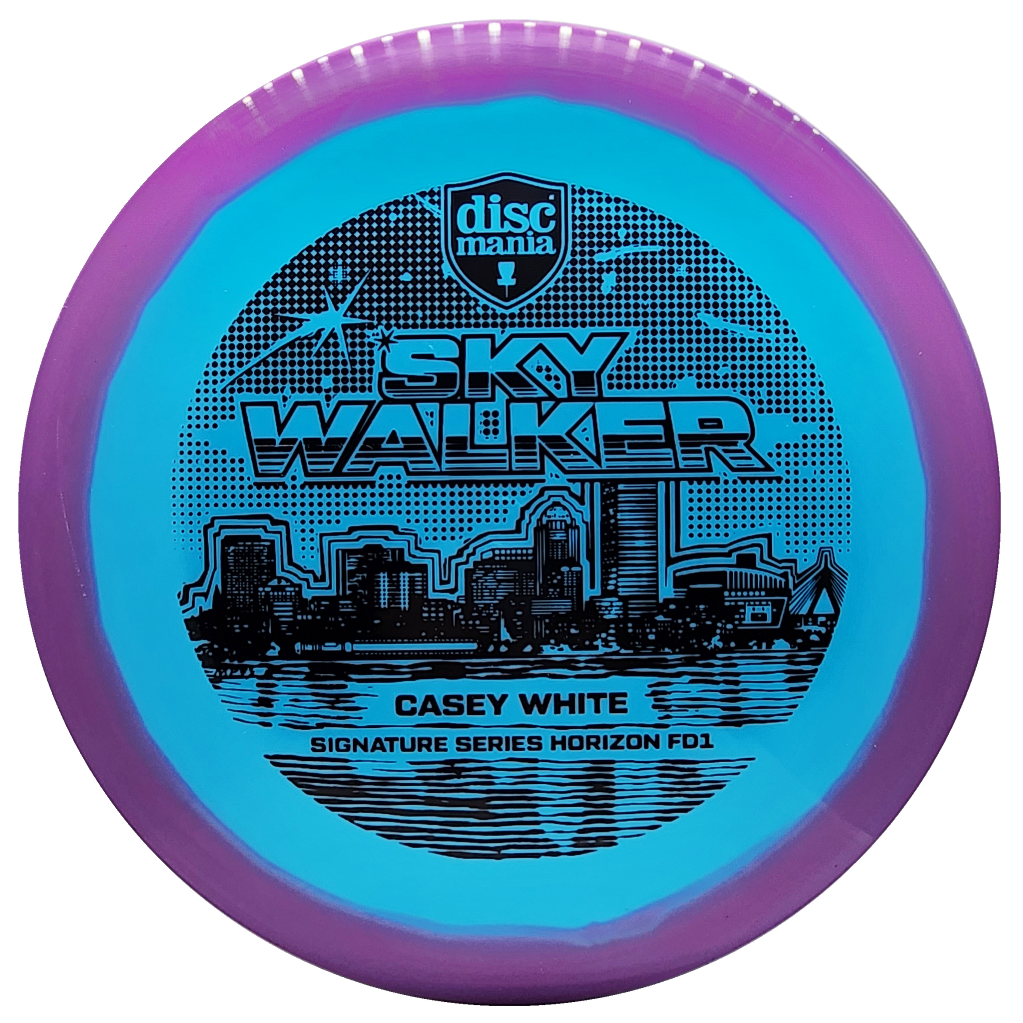 Discmania: Sky Walker - Casey White Signature Series Horizon S-Line FD1 - Turquoise/Purple/Black