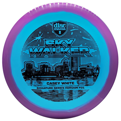 Discmania: Sky Walker - Casey White Signature Series Horizon S-Line FD1 - Turquoise/Purple/Black