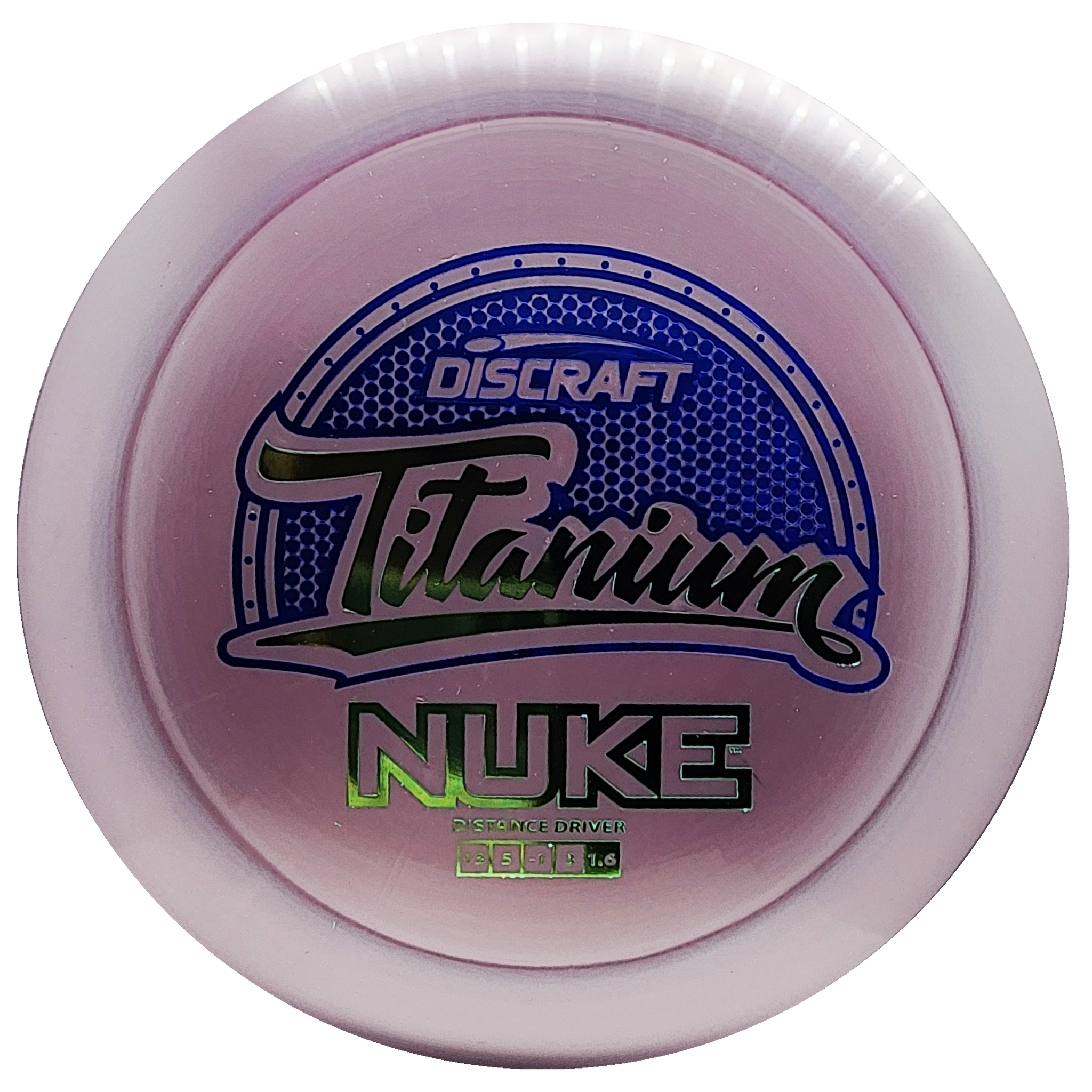 Discraft: Titanium Nuke- Mauve/Blue/Green