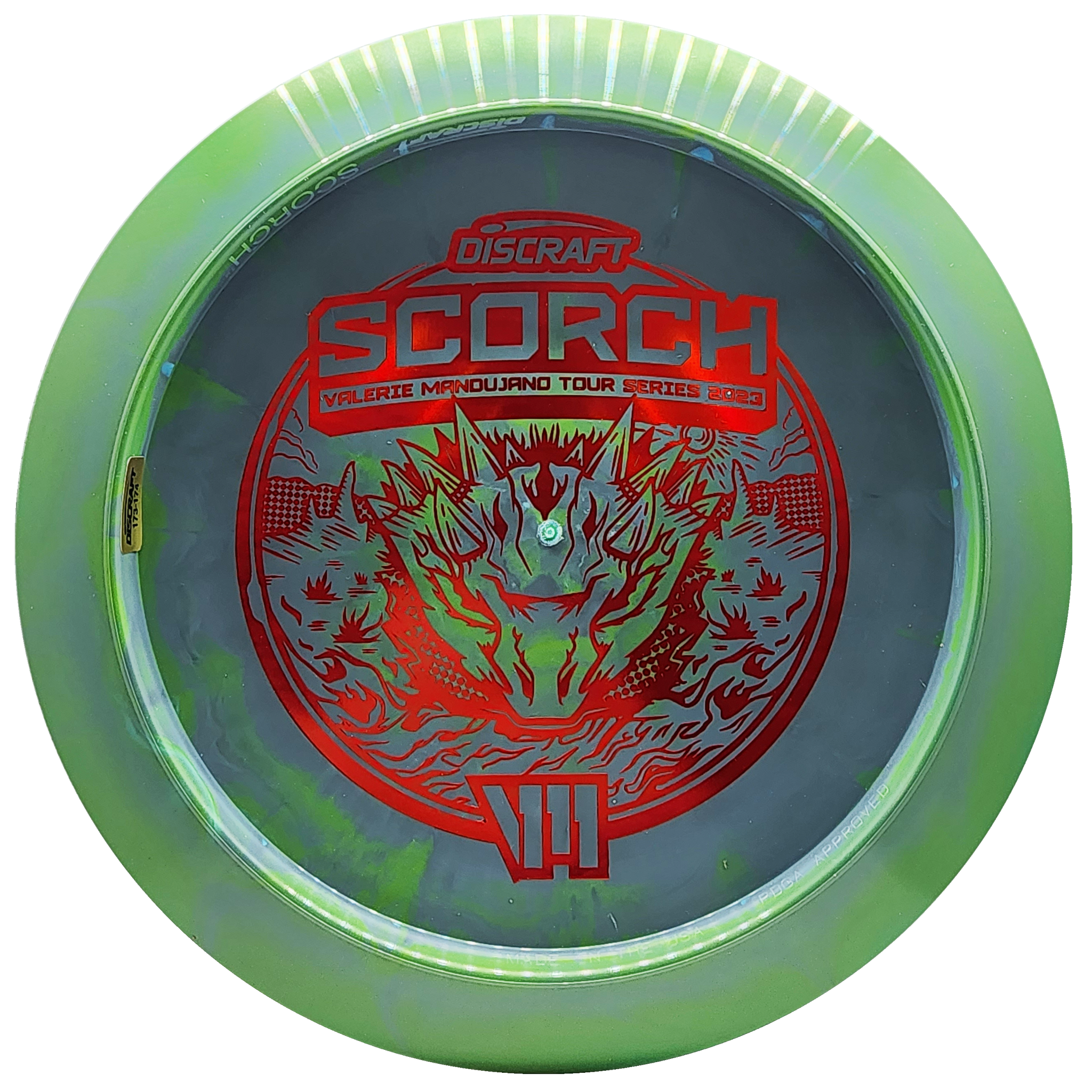 Discraft: Valerie Mandujano 2023 Tour Series - Scorch - Green/Grey/Red