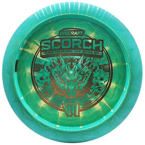 Discraft: Valerie Mandujano 2023 Tour Series - Scorch - Green/Teal/Yellow/Gold