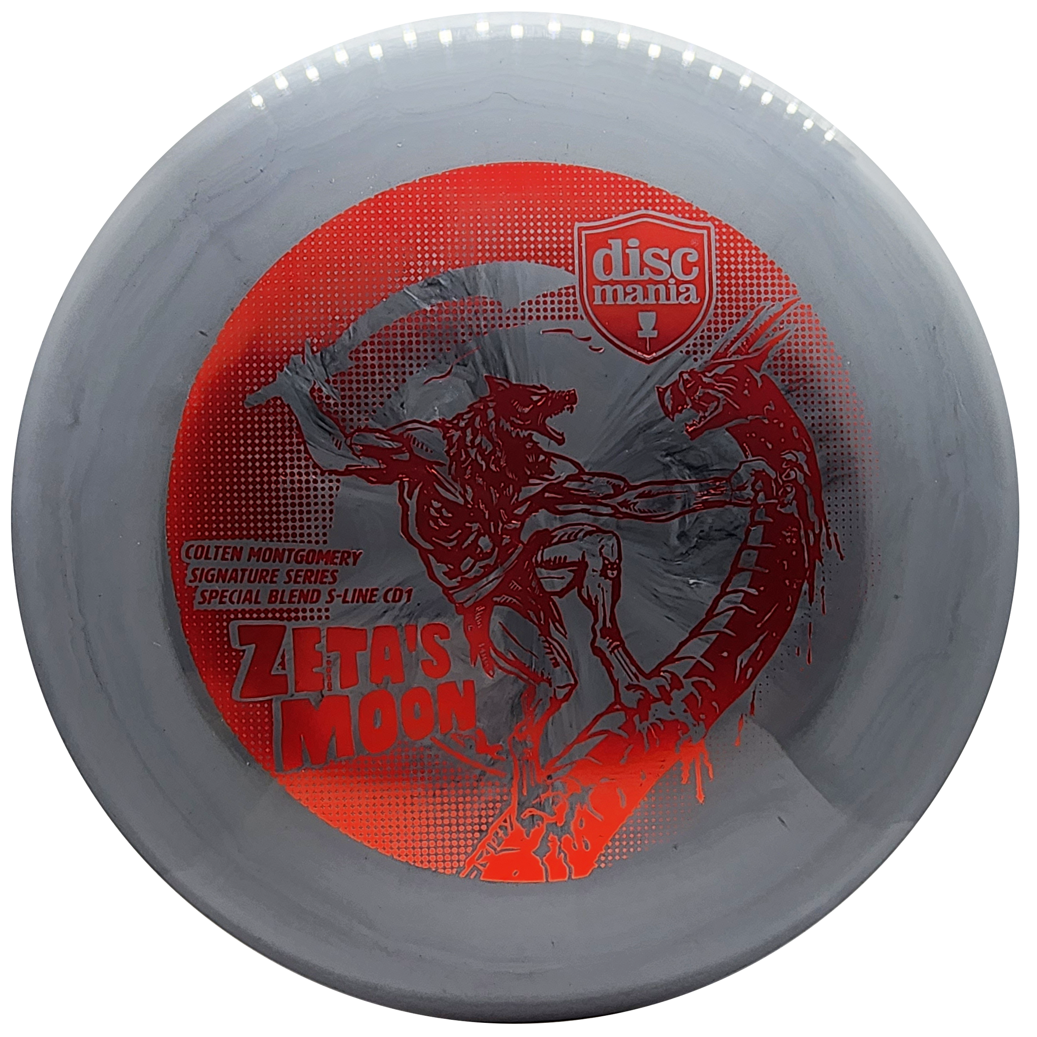 Discmania: Zeta's Moon - Colten Montgomery Signature Series Special Blend S-Line CD1 - Grey/Red