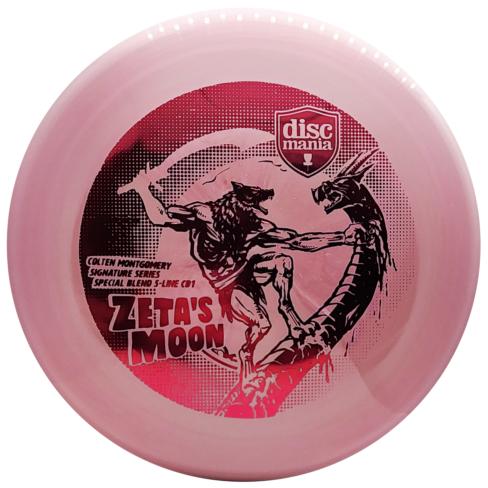 Discmania: Zeta's Moon - Colten Montgomery Signature Series Special Blend S-Line CD1 - Mauve/Pink