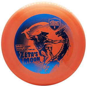 Discmania: Zeta's Moon - Colten Montgomery Signature Series Special Blend S-Line CD1 - Orange/Blue