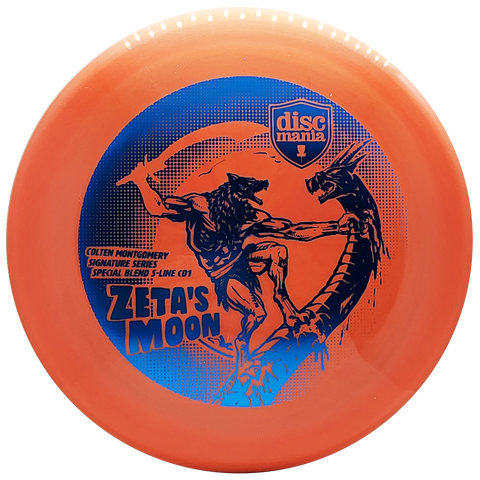 Discmania: Zeta's Moon - Colten Montgomery Signature Series Special Blend S-Line CD1 - Orange/Blue