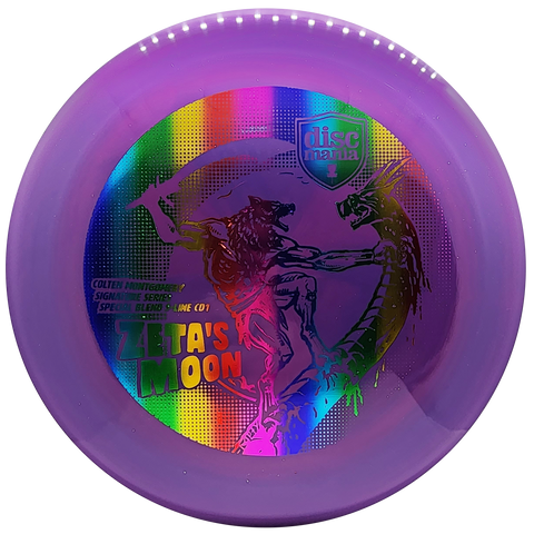 Discmania: Zeta's Moon - Colten Montgomery Signature Series Special Blend S-Line CD1 - Purple/Rainbow