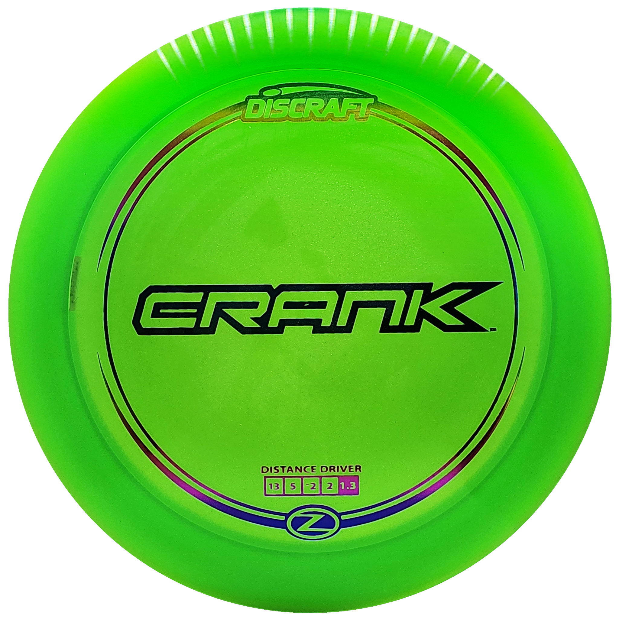 Discraft: Z Line Crank - Green/Rainbow