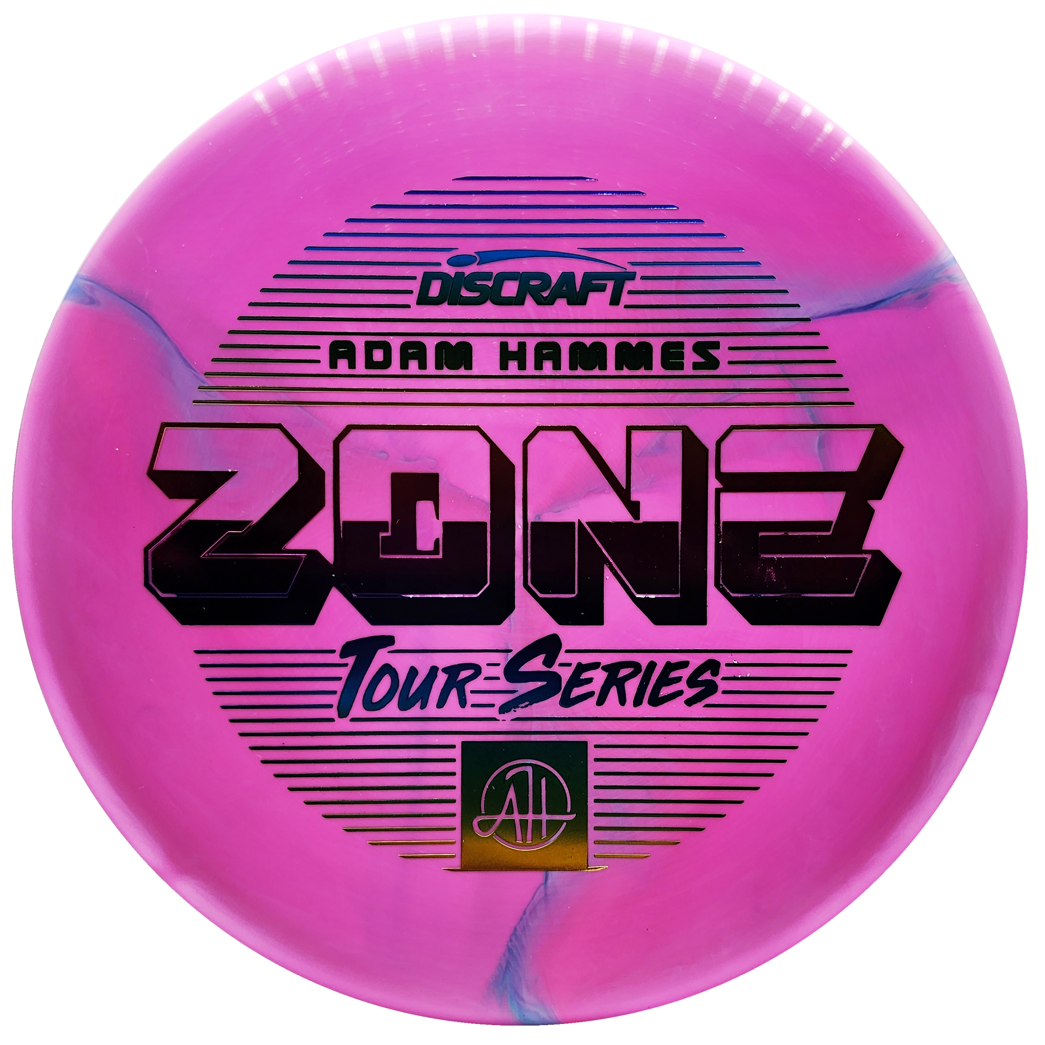 Discraft: 2022 Adam Hammes Tour Series Zone - Pink/Rainbow