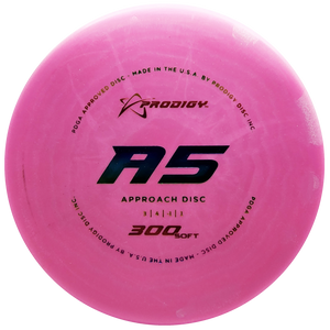 Prodigy: A5 Approach Disc - 300 Soft Plastic - Pink/Rainbow