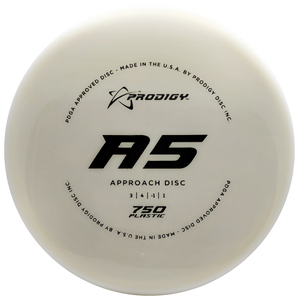 Prodigy: A5 Approach Disc - 750 Plastic - White/Black