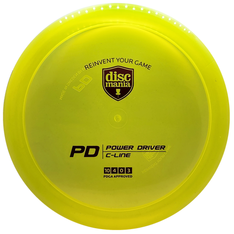 Discmania: C-Line PD Power Driver - Yellow/Red