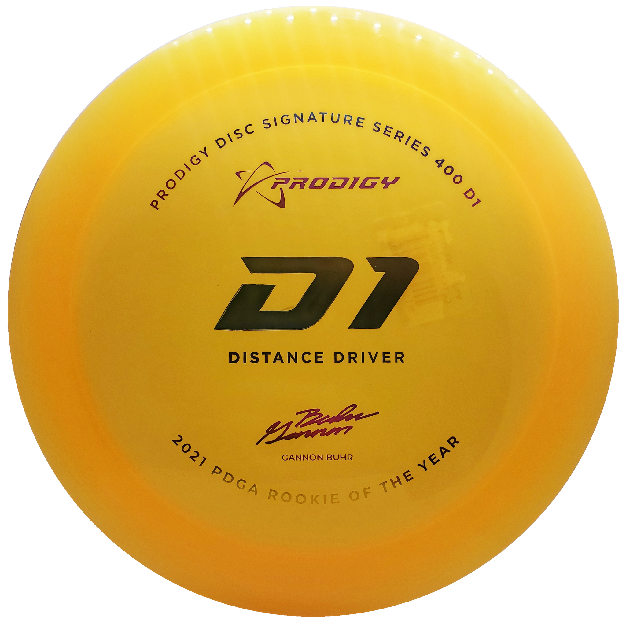 Prodigy: D1 Distance Driver - Gannon Buhr 2022 Signature Series - Amber/Rainbow