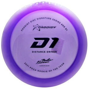 Prodigy: D1 Distance Driver - Gannon Buhr 2022 Signature Series - 500 Plastic - Purple/Black