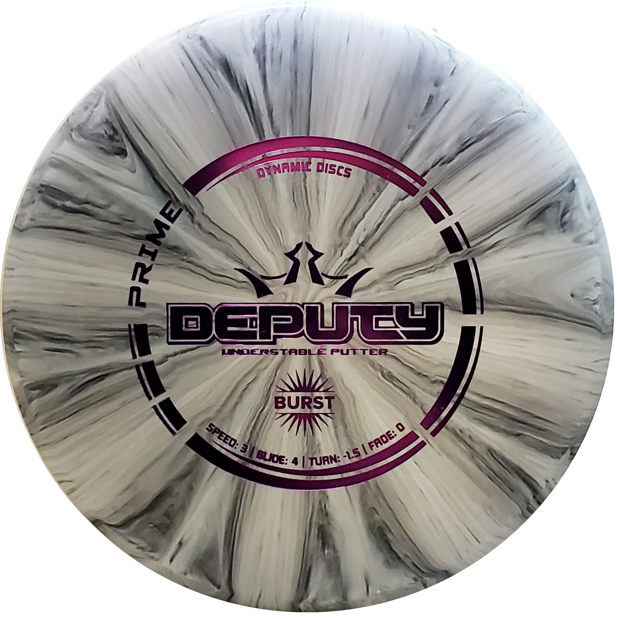 Dynamic Disc: Prime Deputy Grey/Pink