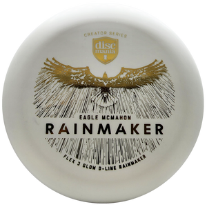 Discmania: Eagle McMahon Creator Series Glow D-Line Rainmaker - White/Gold