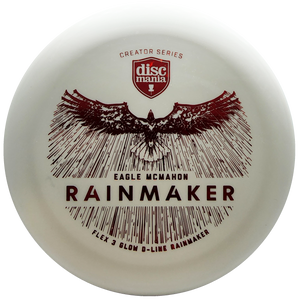 Discmania: Eagle McMahon Creator Series Glow D-Line Rainmaker - White/Red