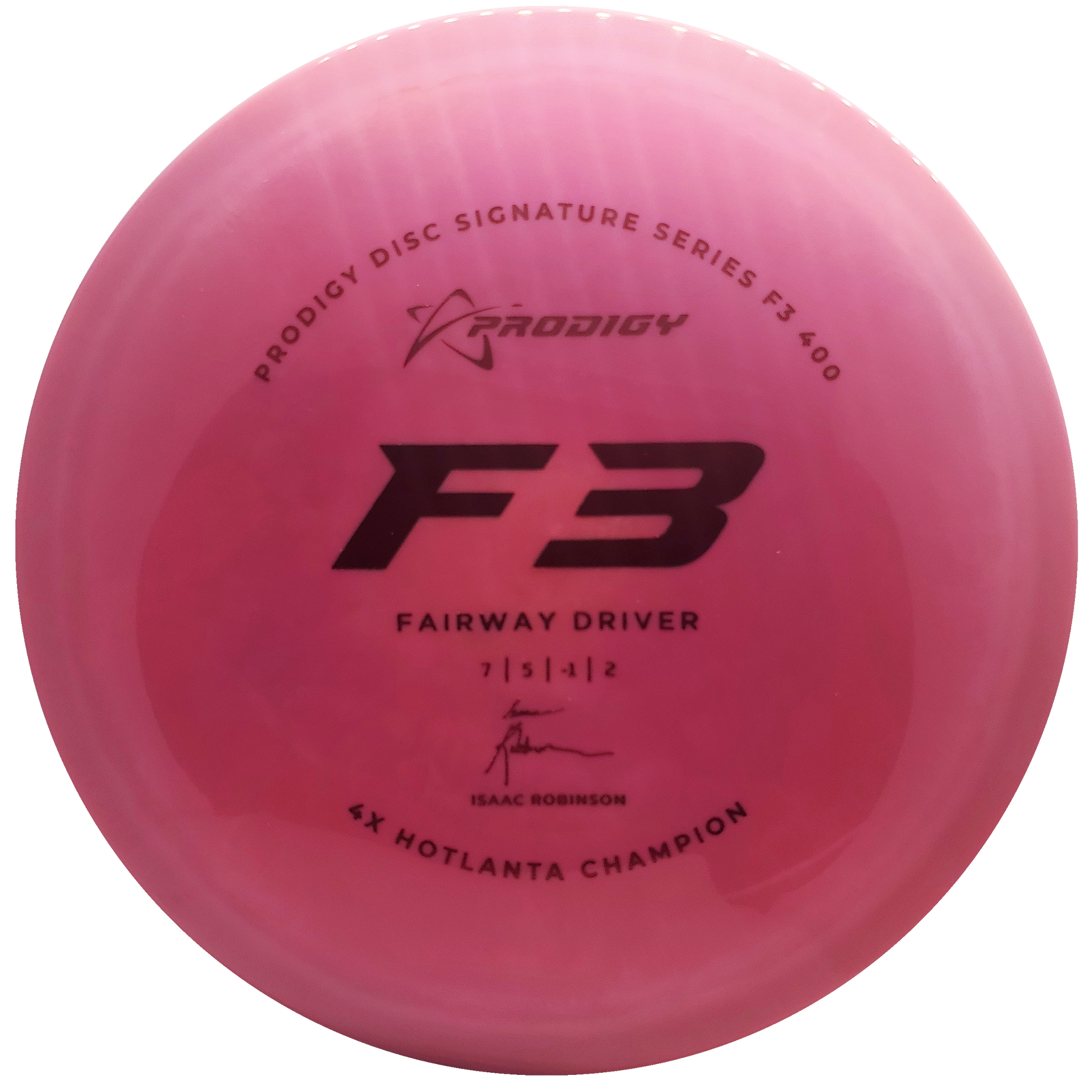 Prodigy: F3 Fairway Driver - Isaac Robinson 2022 Signature Series - Pink/Red