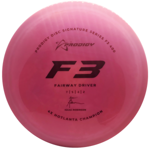 Prodigy: F3 Fairway Driver - Isaac Robinson 2022 Signature Series - Pink/Red