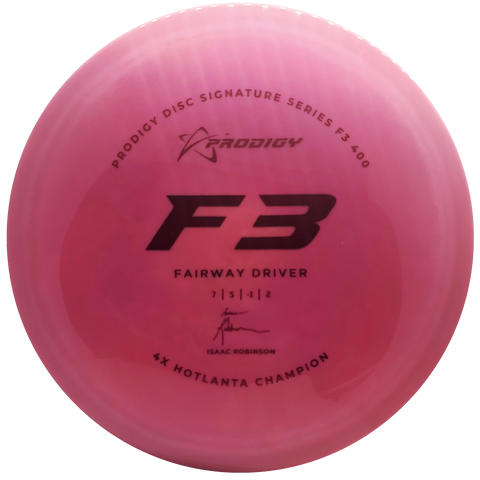 Prodigy: F3 Fairway Driver - Isaac Robinson 2022 Signature Series - Pink/Red