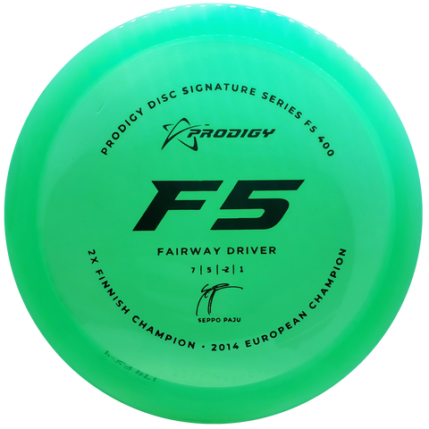 Prodigy: F5 Fairway Driver - Seppo Paju 2022 Signature Series - Lime Green/Black