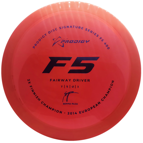 Prodigy: F5 Fairway Driver - Seppo Paju 2022 Signature Series - Burnt Orange/Blue