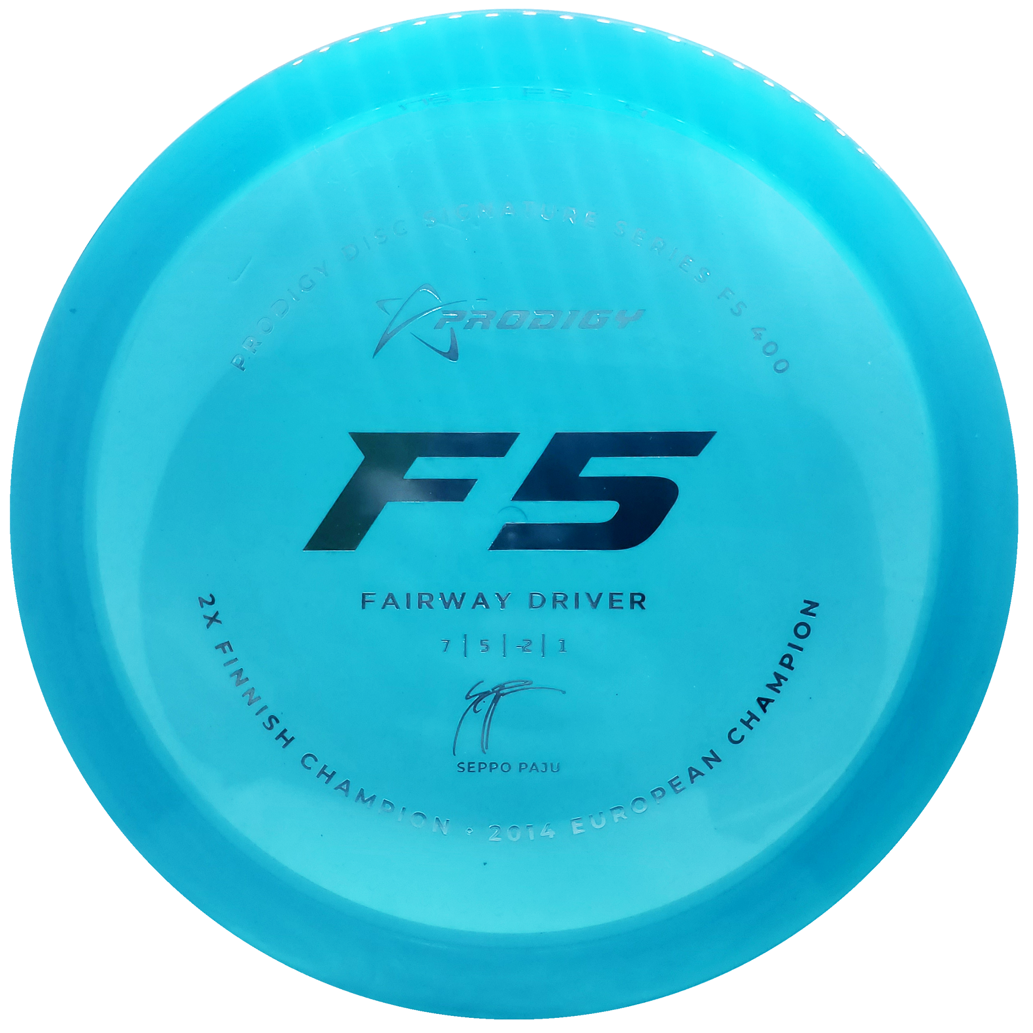 Prodigy: F5 Fairway Driver - Seppo Paju 2022 Signature Series - Teal/Silver