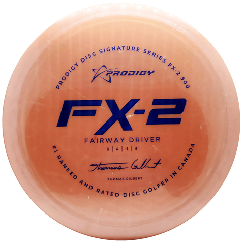 Prodigy: FX-2 Fairway Driver - Thomas Gilbert 2022 Signature Series - Orange/Blue