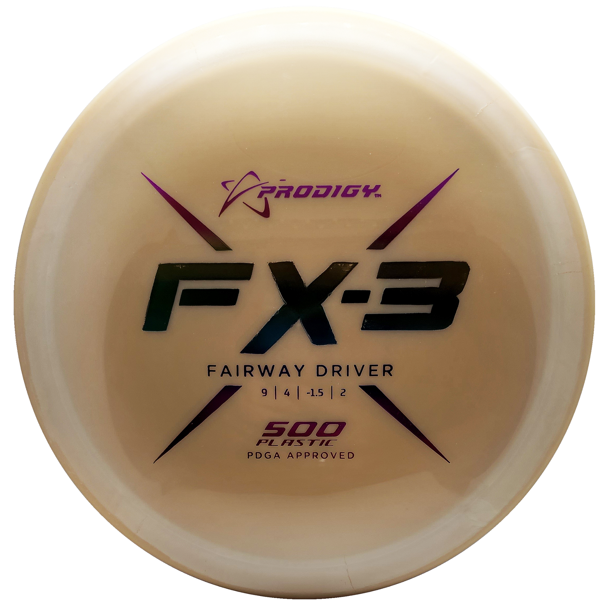 Prodigy: FX-3 Fairway Driver - Beige/Rainbow