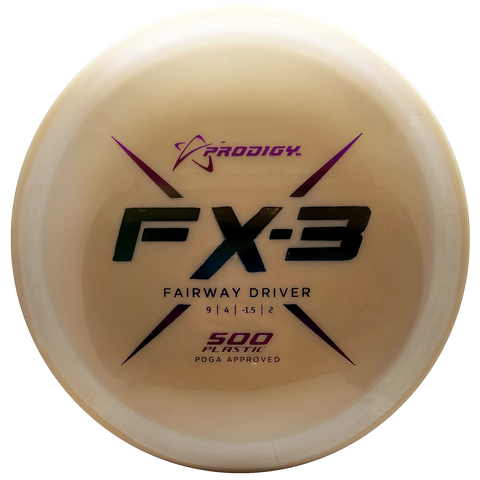 Prodigy: FX-3 Fairway Driver - Beige/Rainbow