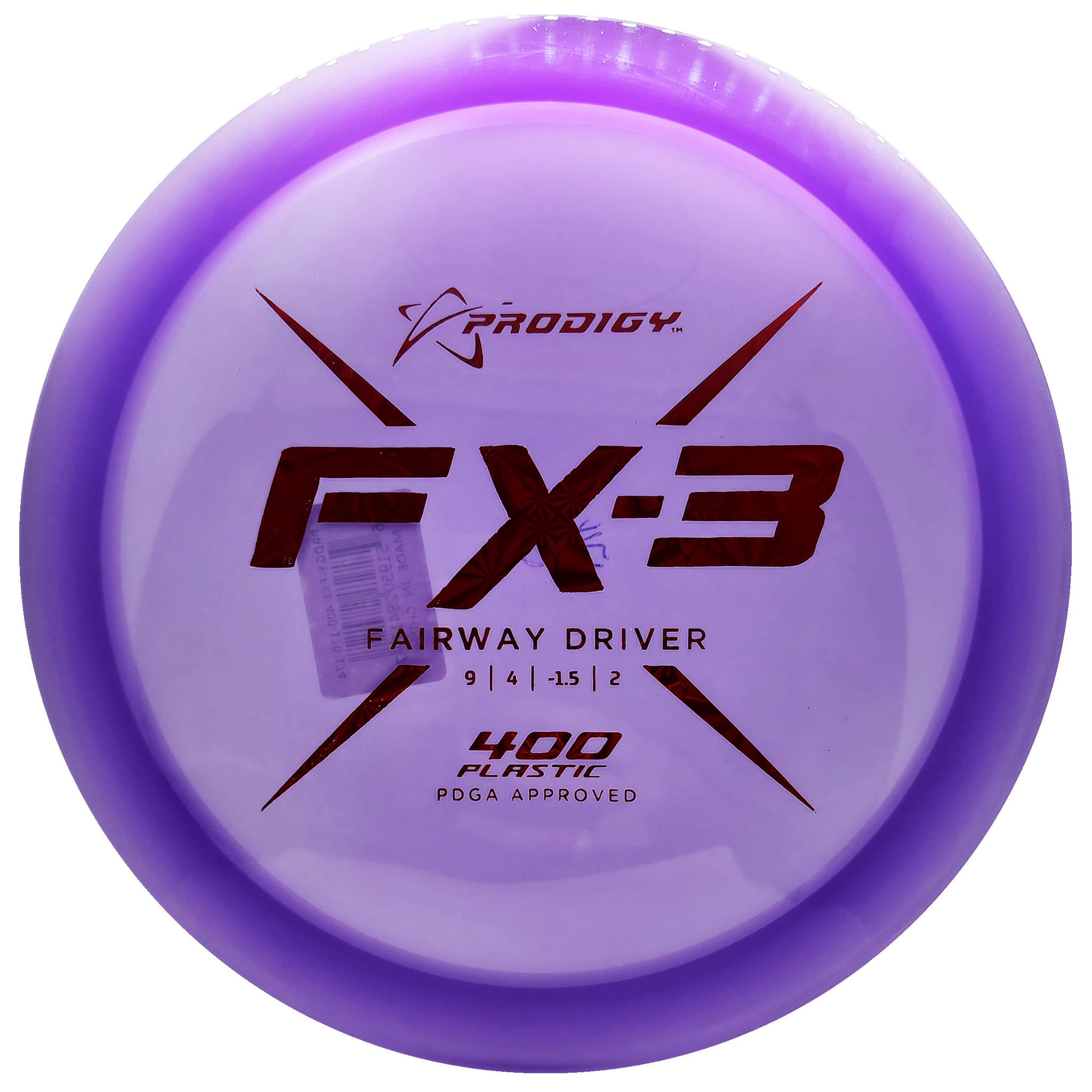 Prodigy: FX-3 Fairway Driver - Purple/Red