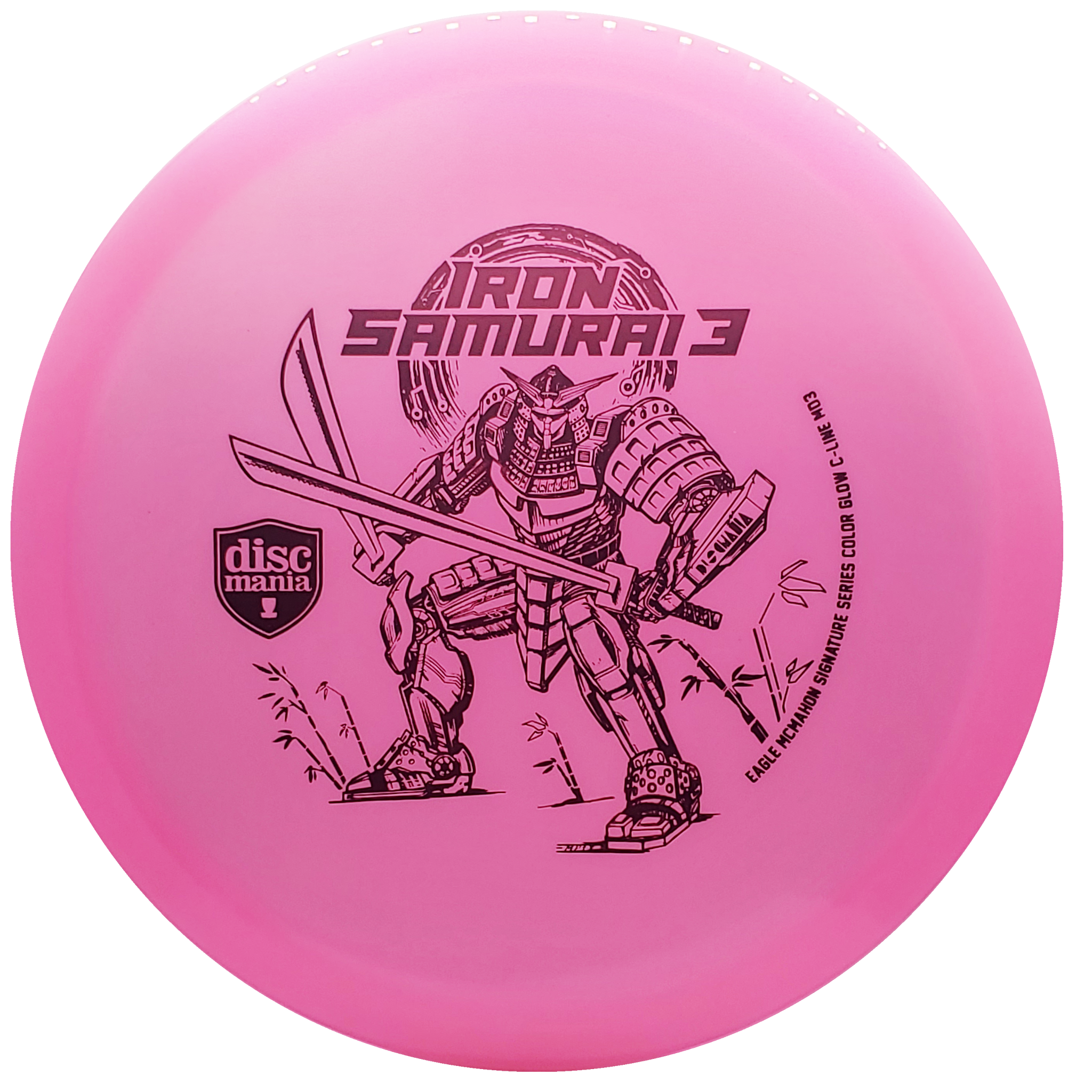 Discmania: Iron Samurai 3 - Eagle McMahon Signature Series Color Glow C-Line - Pink