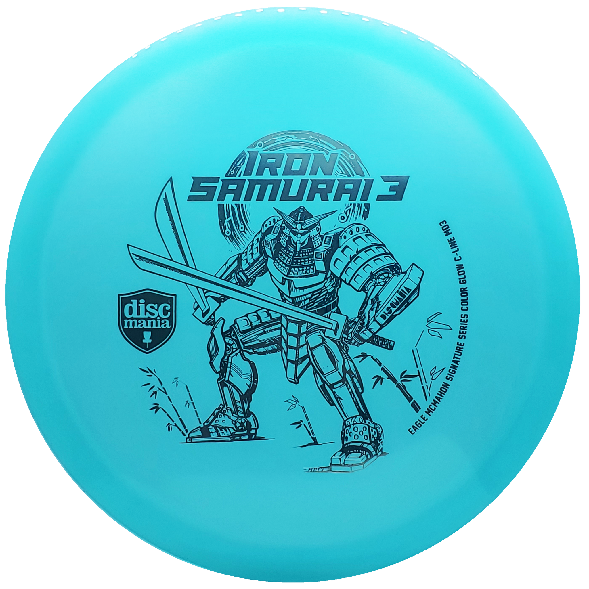 Discmania: Iron Samurai 3 - Eagle McMahon Signature Series Color Glow C-Line - Turquoise