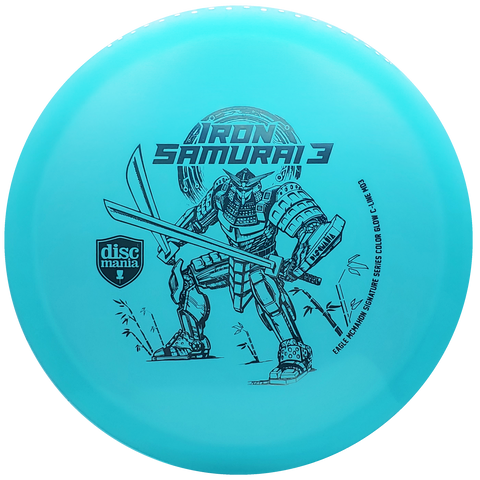 Discmania: Iron Samurai 3 - Eagle McMahon Signature Series Color Glow C-Line - Turquoise