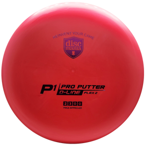 Discmania: D-Line Pro Putter Flex 2 P1 - Red/Pink