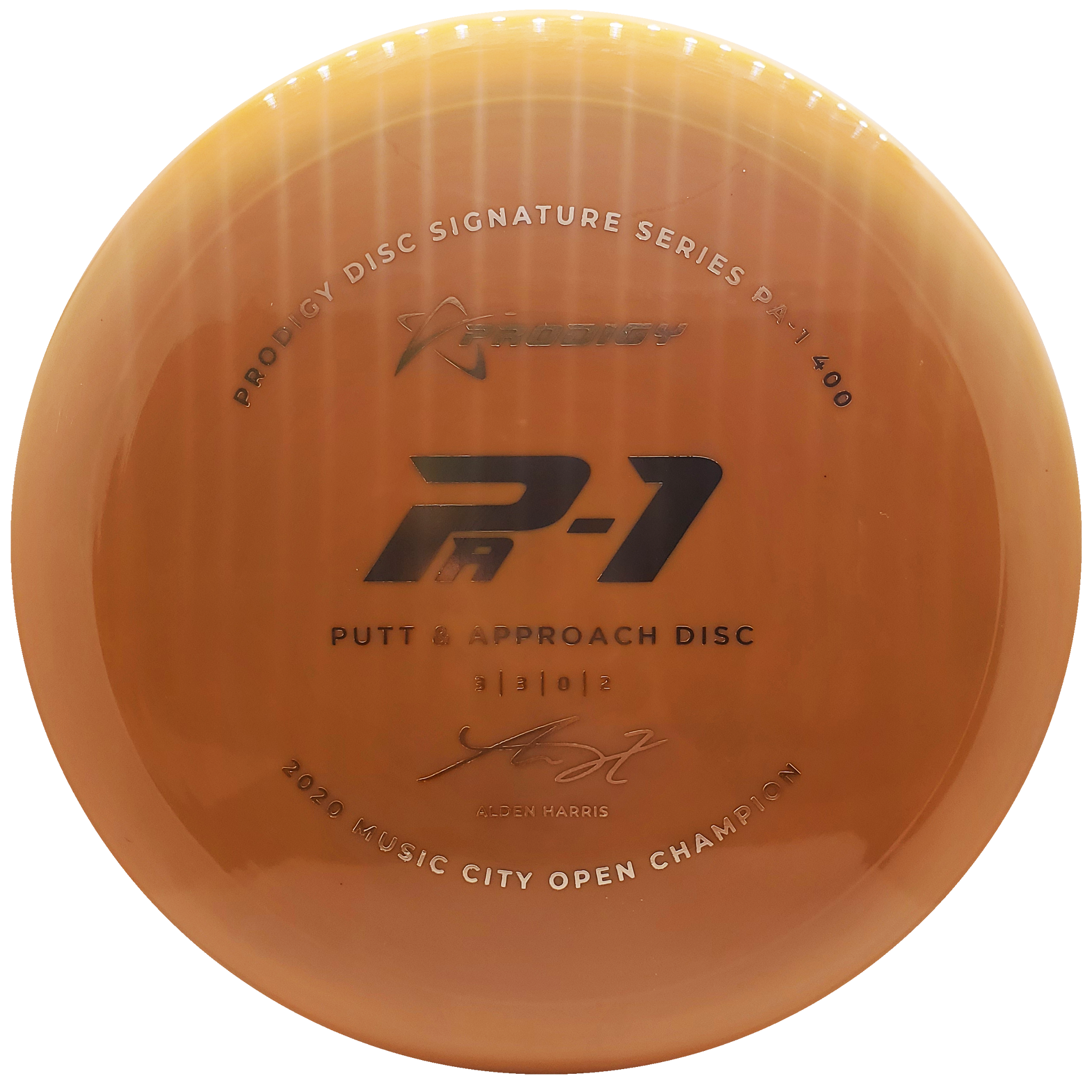 Prodigy: PA-1 Approach Disc - Alden Harris 2022 Signature Series - Burnt Orange/Bronze