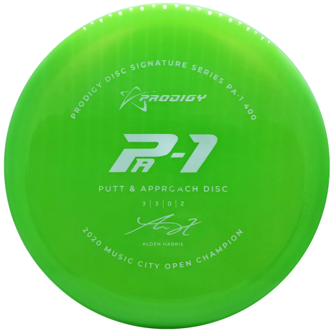 Prodigy: PA-1 Approach Disc - Alden Harris 2022 Signature Series - Lime Green/White