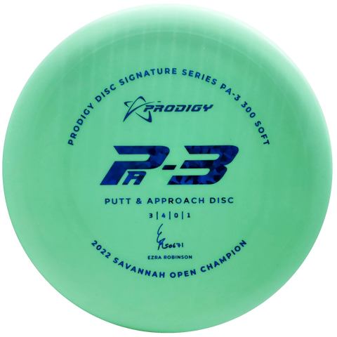 Prodigy: PA-3 Approach Disc - Ezra Robinson 2022 Signature Series - Light Green/Blue