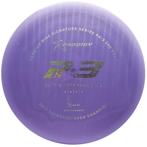 Prodigy: PA-3 Approach Disc - Ezra Robinson 2022 Signature Series - Purple/Silver