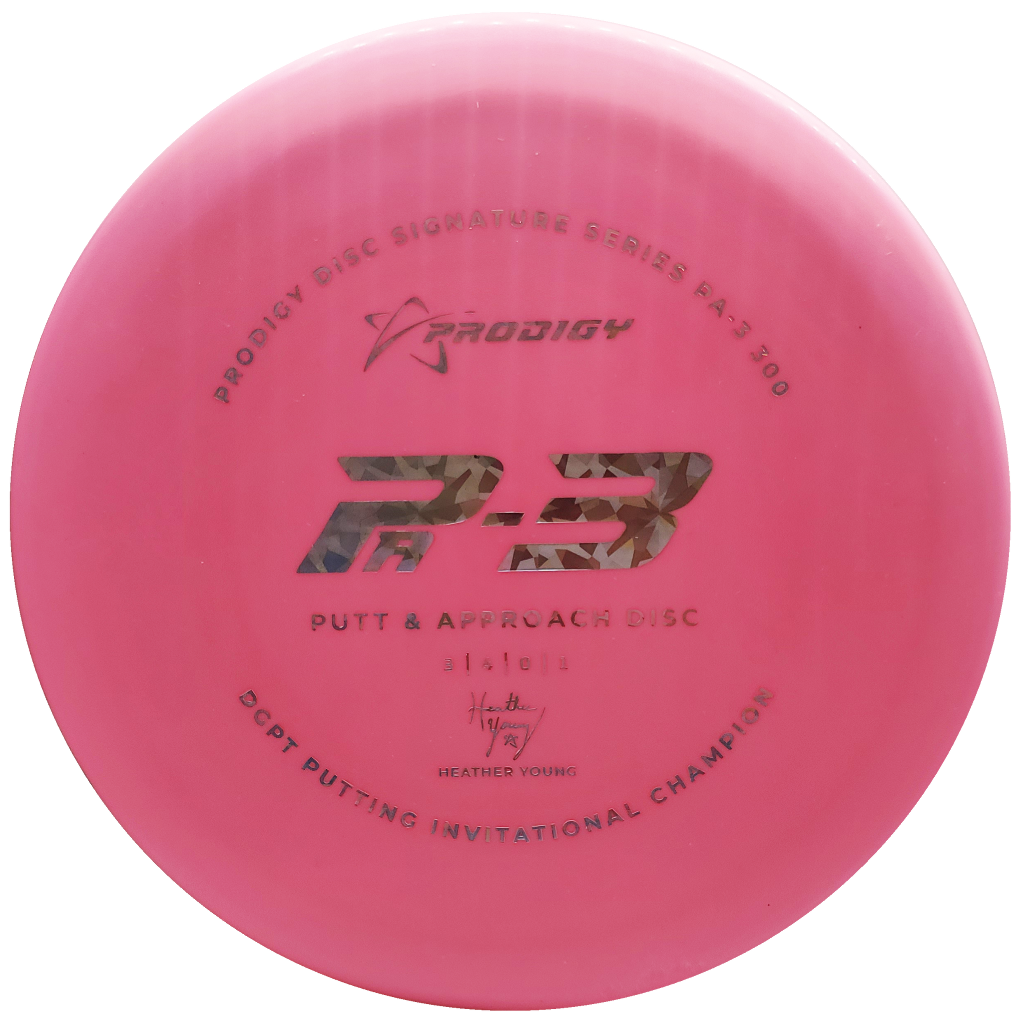 Prodigy: PA-3 Approach Disc - Heather Young 2022 Signature Series - Light Pink/Silver