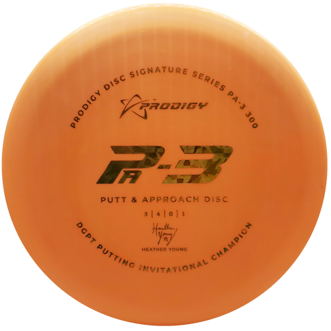 Prodigy: PA-3 Approach Disc - Heather Young 2022 Signature Series - Orange/Gold