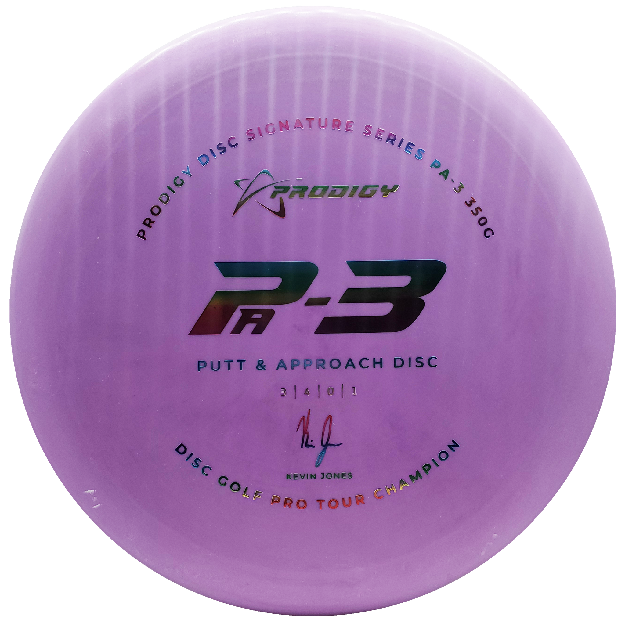 Prodigy: PA-3 Approach Disc - Kevin Jones 2022 Signature Series - Purple/Rainbow