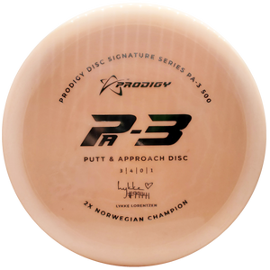 Prodigy: PA-3 Approach Disc - Lykke Lorentzen 2022 Signature Series - Peach/Silver