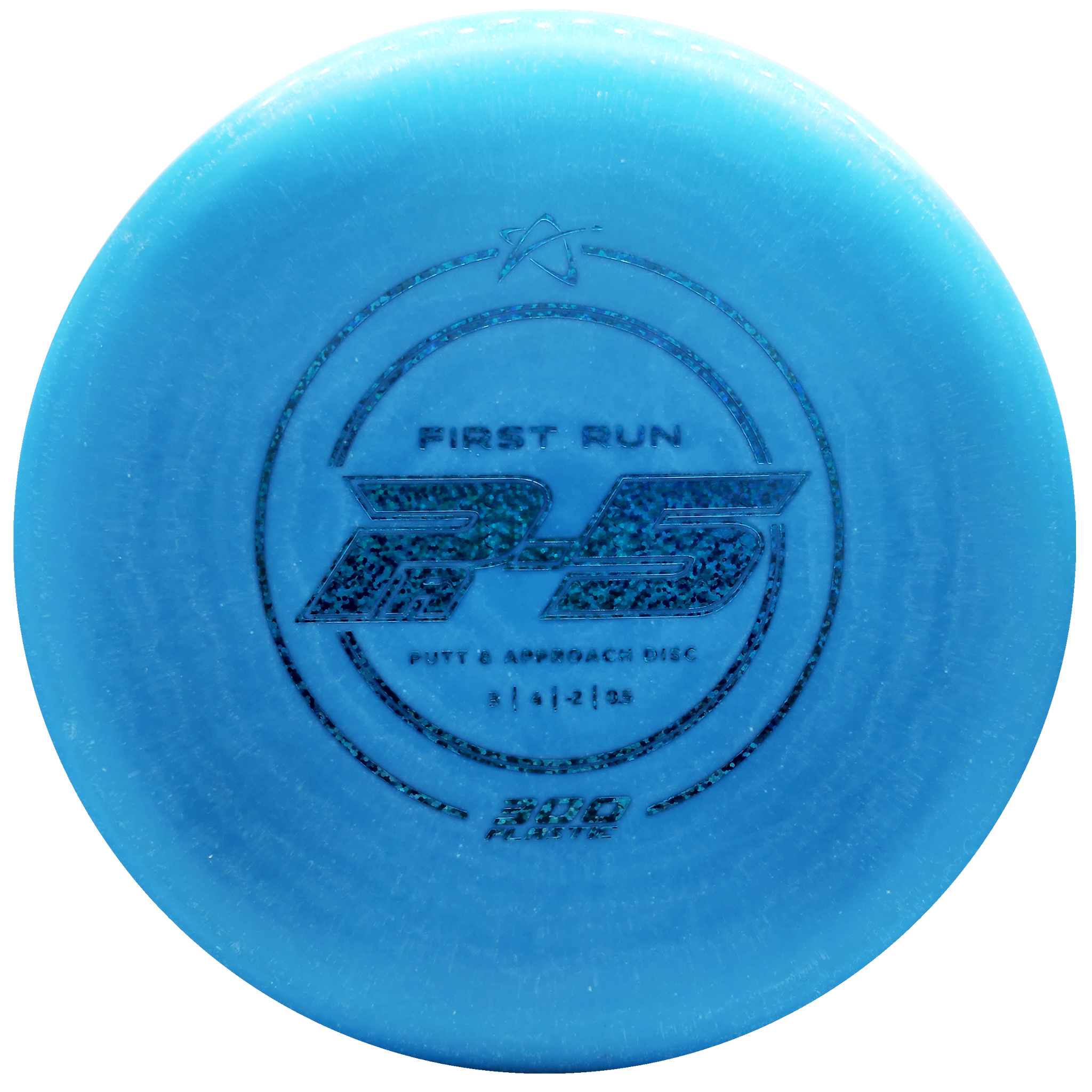 Prodigy: PA-5 Putt and Approach Disc - First Run Stamp - 300 Plastic - Light Blue/Light Blue