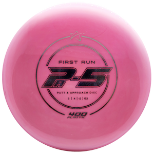 Prodigy: PA-5 Putt and Approach Disc - First Run Stamp - 400 Plastic - Pink/Silver