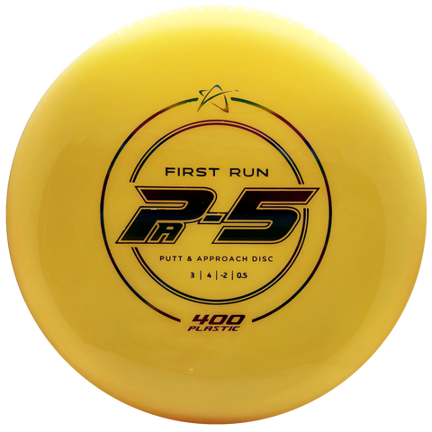 Prodigy: PA-5 Putt and Approach Disc - First Run Stamp - 400 Plastic - Yellow/Rainbow