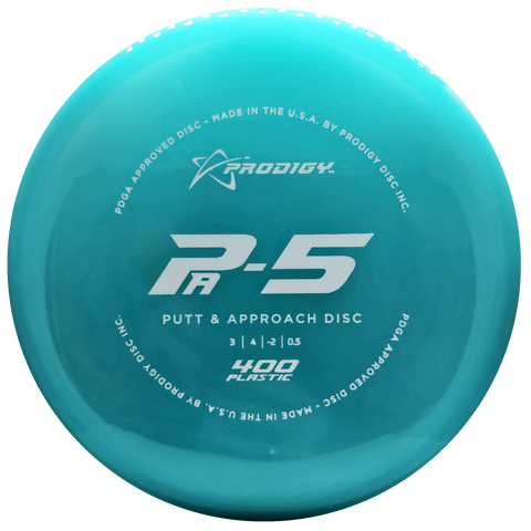 Prodigy: PA-5 Putt and Approach Disc - 400 Plastic - Teal/White