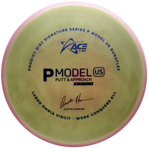 Prodigy ACE Line P MODEL US - Approach Disc - Austin Hannum 2022 Signature Series - Green/Pink/Blue